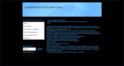Desktop Screenshot of lanarkshiretestservices.com