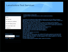 Tablet Screenshot of lanarkshiretestservices.com